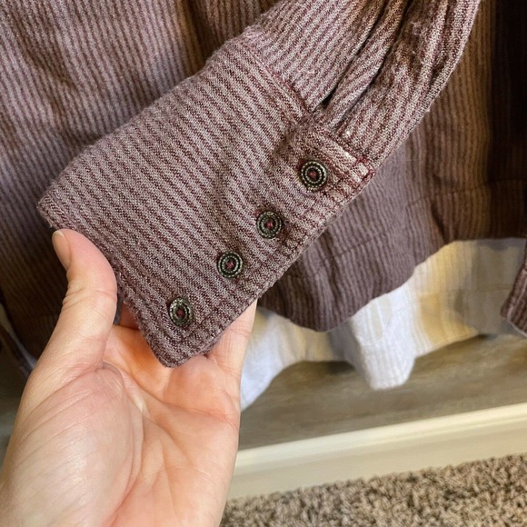 Free People On The Road Collared Longline Tunic Popover Shirt Top - Picture 4 of 5